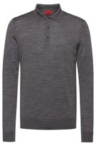 Thumbnail for your product : HUGO BOSS Slim-fit polo-neck sweater in a Merino wool blend