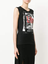 Thumbnail for your product : Ann Demeulemeester Life print tank top