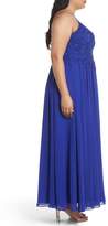 Thumbnail for your product : Decode 1.8 Embroidered Bodice Halter Top Maxi Dress