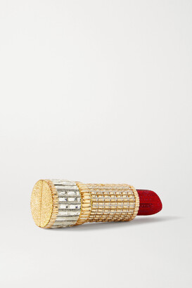 Seductress Lipstick Clutch by Judith Leiber Couture