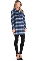 Thumbnail for your product : Kate Spade Check Dorothy Coat