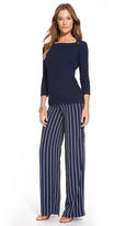 Thumbnail for your product : Ralph Lauren Turn-Lock Boatneck Top