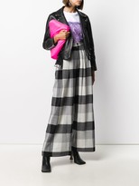 Thumbnail for your product : Natasha Zinko Checked Wide-Leg Trousers