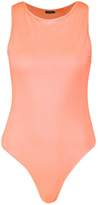 Thumbnail for your product : boohoo Tall Neon Racer Bodysuit