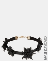 Thumbnail for your product : ASOS CURVE Flower Choker Necklace