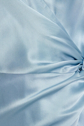 alexanderwang.t Wrap-effect silk-satin midi dress