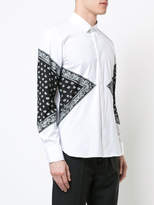 Thumbnail for your product : Neil Barrett paisley print detailed shirt