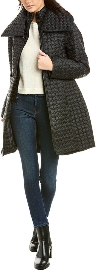 Dawn Levy Jess Classic Diamond Quilted Coat - ShopStyle
