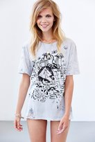 Thumbnail for your product : UO 2289 CMRTYZ Terrestrial Destroyed Crew-Neck Tee