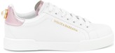 Thumbnail for your product : Dolce & Gabbana Portofino leather sneakers