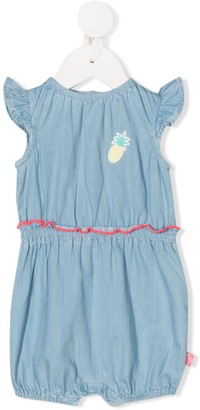 girls chambray romper