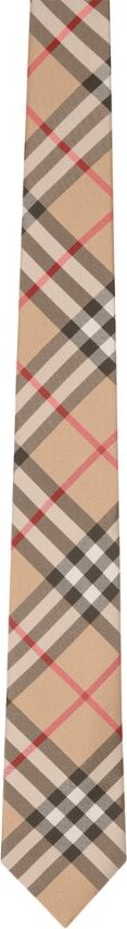 Burberry Check Silk Tie | Shop the world's largest collection of fashion |  ShopStyle