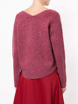 Thumbnail for your product : ASTRAET V-neck sweater with longer back