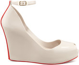 Thumbnail for your product : Melissa Shoes Patchouli V Wedge, Cream/Red