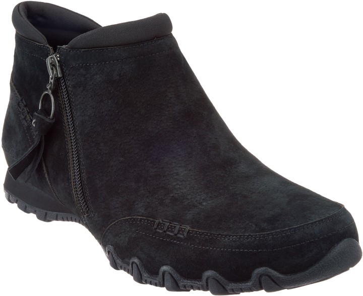 Skechers Relaxed Fit Suede Ankle Boots - Zappiest - ShopStyle