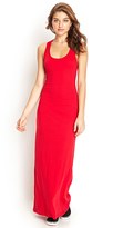Thumbnail for your product : Forever 21 Solid Racerback Maxi Dress