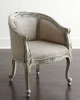 Thumbnail for your product : Horchow Linden Petite Barrel Chair