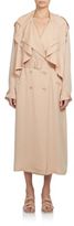 Thumbnail for your product : Stella McCartney Silk Ruffle Trenchcoat
