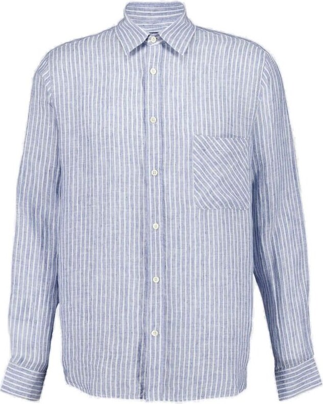 Frescobol Carioca Striped Long-Sleeved Shirt