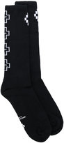 Thumbnail for your product : Marcelo Burlon County of Milan logo knit socks