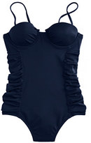 Thumbnail for your product : J.Crew Ruched underwire one-piece swimsuit