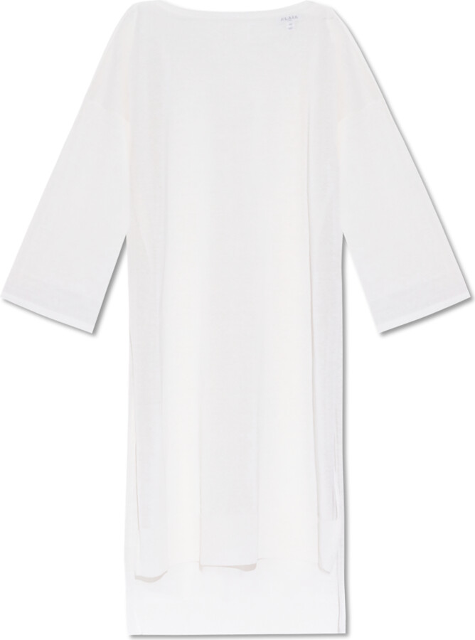 Alaia Loose-fit Dress, , - White