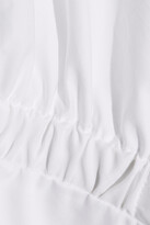 Thumbnail for your product : Tibi Shirred Cotton-poplin Top