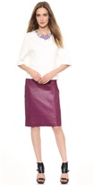 Thumbnail for your product : 3.1 Phillip Lim Boxy Shirt with Crystal Neckline