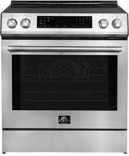 Forno Espresso Donatello 30" Induction Range Slide-in, 4 Elements, 5.0 cu. ft. True Convection Oven