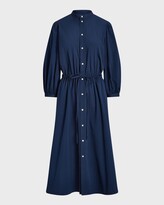 Thumbnail for your product : Polo Ralph Lauren Cotton Broadcloth Midi Dress