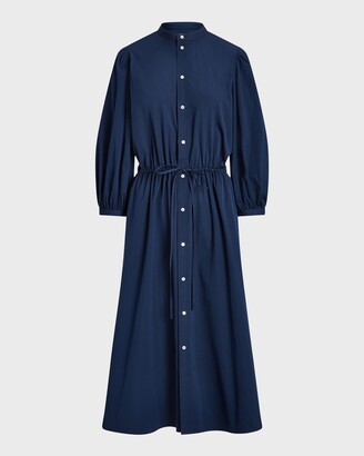 Polo Ralph Lauren Cotton Broadcloth Midi Dress