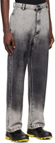 Thumbnail for your product : Xander Zhou Black Straight-Leg Jeans