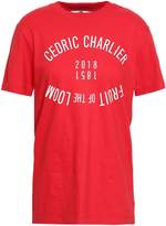 Thumbnail for your product : Cédric Charlier Printed Cotton-jersey T-shirt