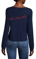 Thumbnail for your product : Joie Jenris Bonjour Stitched Sweater