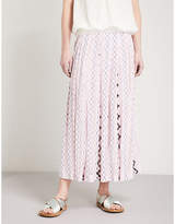 Missoni Chain-pattern woven midi skirt