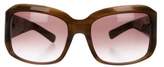 Thumbnail for your product : Oscar de la Renta Embellished Gradient Sunglasses
