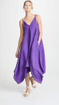 Thumbnail for your product : Ferragamo Silk V Neck Dress