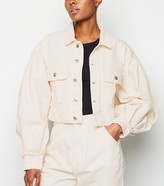 Thumbnail for your product : New Look NA-KD Puff Sleeve Oversized Denim Jacket