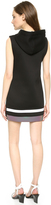 Thumbnail for your product : Alexander Wang T by Scuba Neoprene Hooded Dress