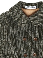 Thumbnail for your product : Dolce & Gabbana Double Breasted Wool Herringbone Jacket