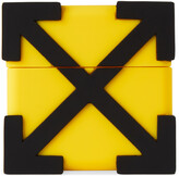Thumbnail for your product : Off-White Yellow & Black Arrow AirPods Case