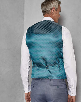 Ted Baker STROWTT Debonair plain wool waistcoat