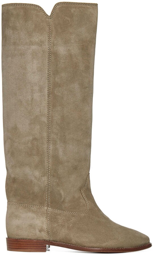 Isabel Marant Cleave Round-Toe Boots - ShopStyle
