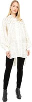 Thumbnail for your product : Faith Connexion Plastron Oversize Shirt (White/Gold) Women's Long Sleeve Button Up