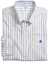 Thumbnail for your product : Brooks Brothers Non-Iron Slim Fit Framed Multistripe Sport Shirt