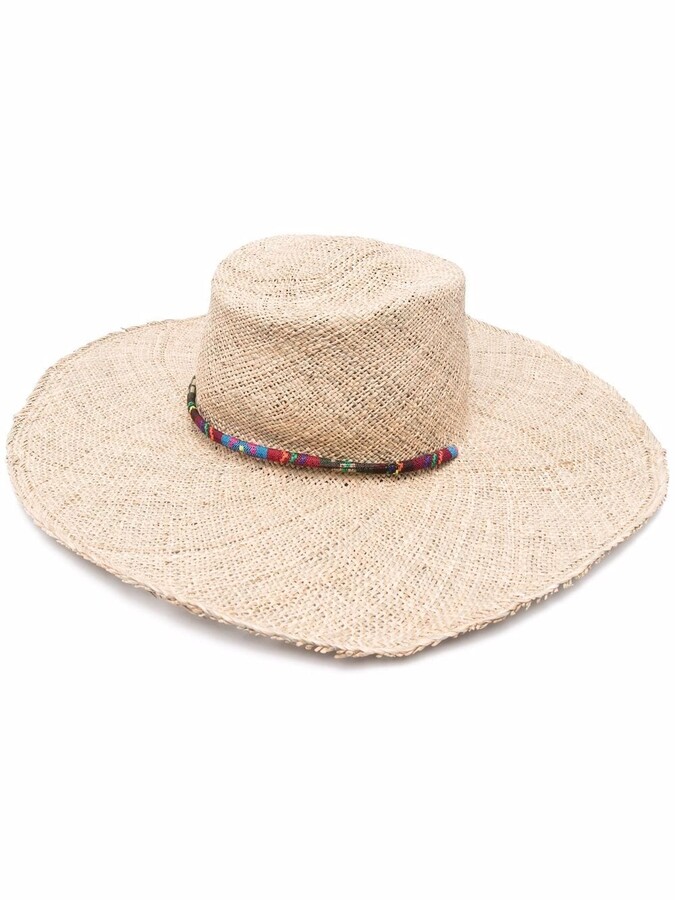 Meipa Time 100% Raffia Straw Women Sun Hat for Graceful with Colourful Tassels 