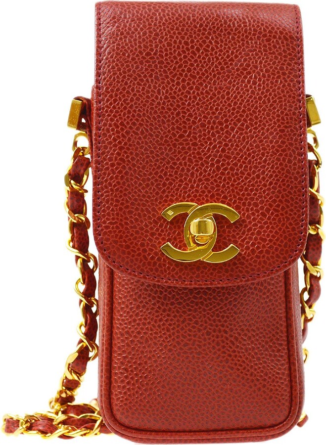 CHANEL Pre-Owned CC diamond-quilted Phone Case - Farfetch