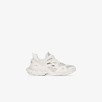 Balenciaga White Track.2 Low Top Sneakers - Women's - Polyamide/Rubber
