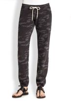 Thumbnail for your product : Monrow Camouflage-Print Jersey Track Pants