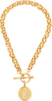 Thumbnail for your product : Ben-Amun 24k Gold Electroplate 2-Row Chain Necklace with Coin Pendant